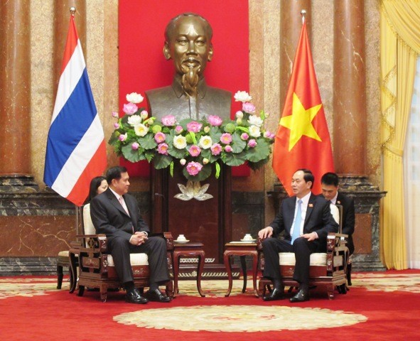 Le vice-Premier ministre thaïlandais reçu par Tran Dai Quang  - ảnh 1